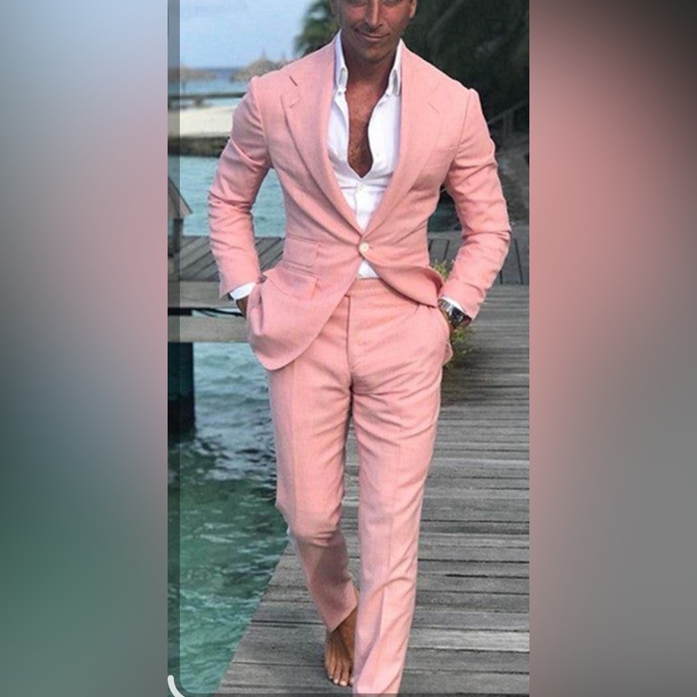 Cotton/linen pink suite - BallBella